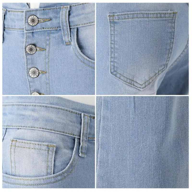 Vintage Hög Midja Jeans