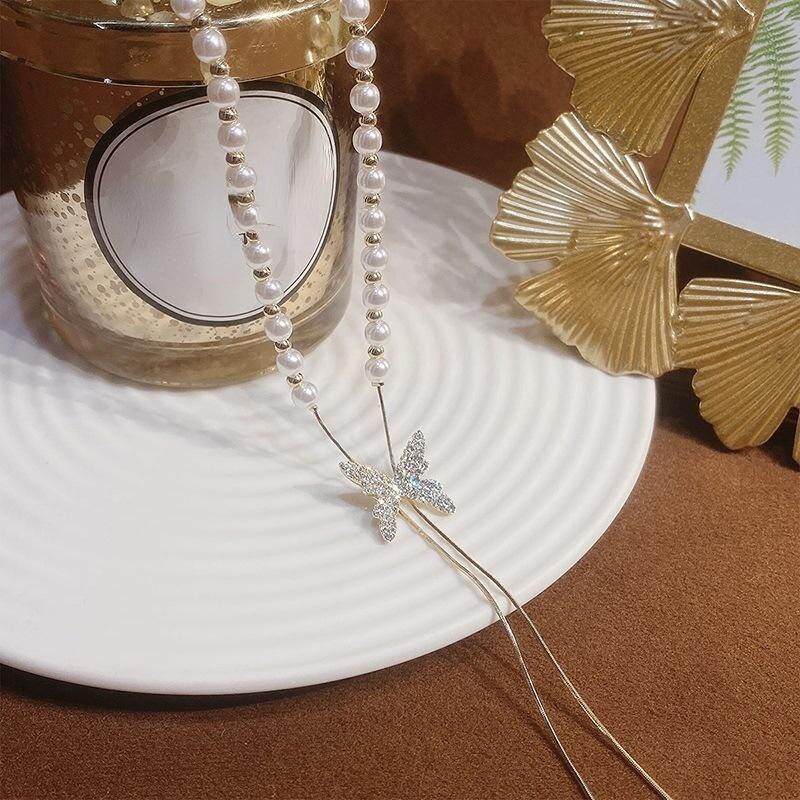 Tassel Pearl Necklace