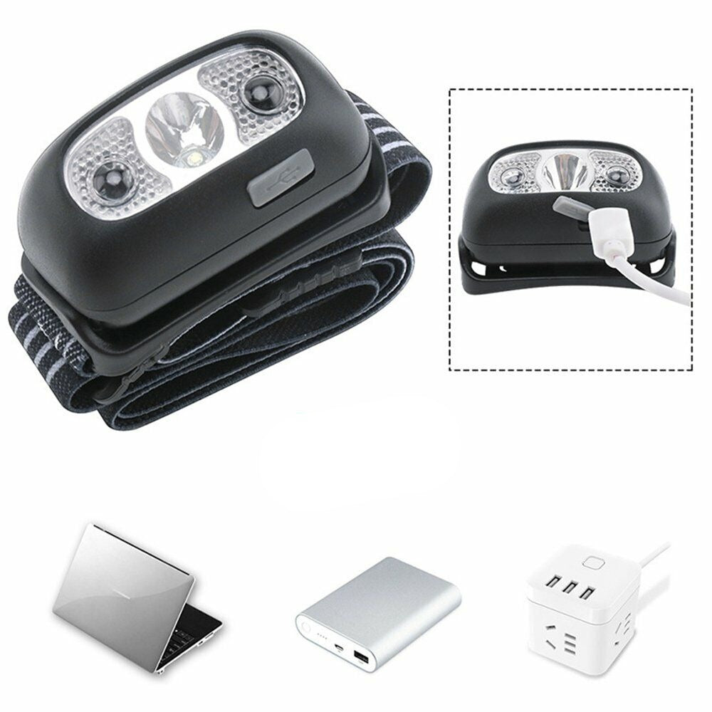 Uppladdningsbar Sensor Headlamp