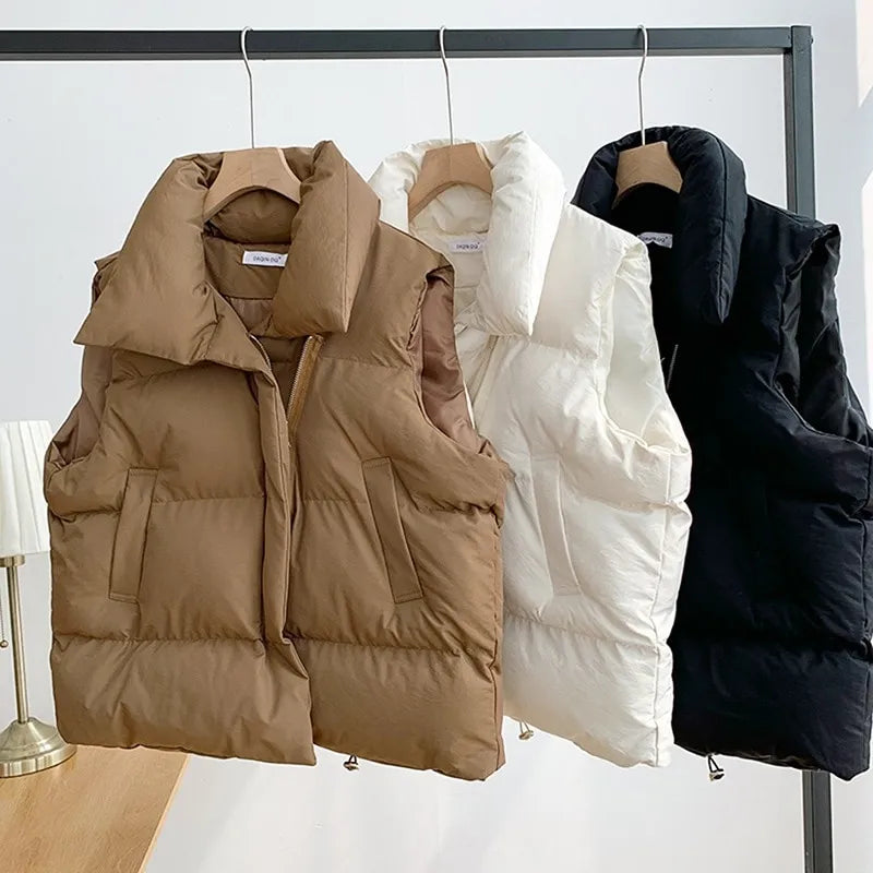 Kvinnliga Chic Puffer-Vest