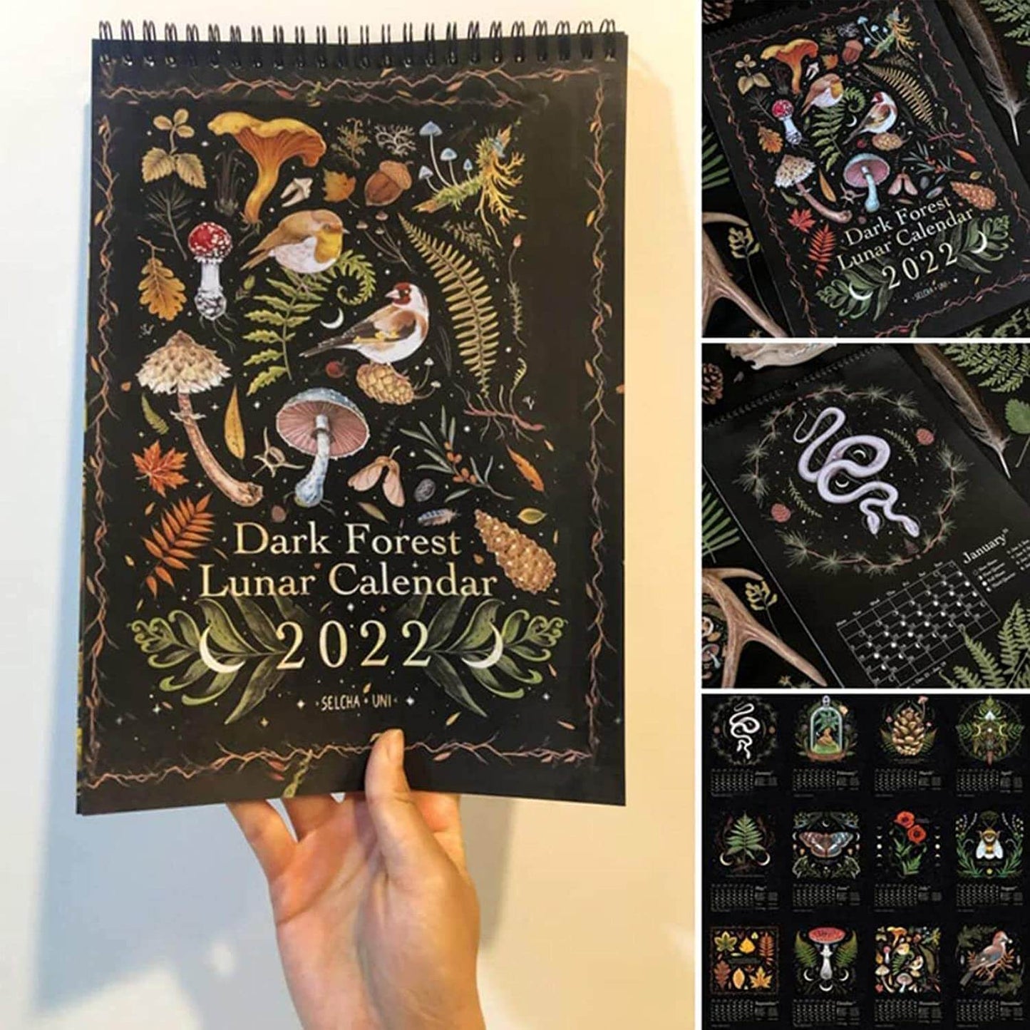 2022 Dark Forest Månkalender